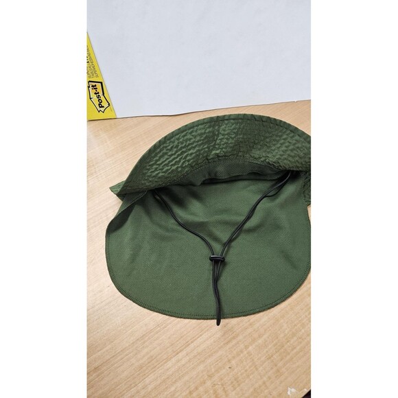 Red Head Hat Boonie Bucket Men/Women One Size Green Neck Flap Sun Hiking Fishing - Picture 6 of 11